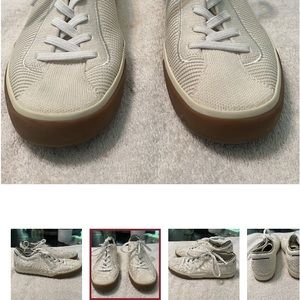 Rothy’s Vanilla Lace Up Sneaker size 9